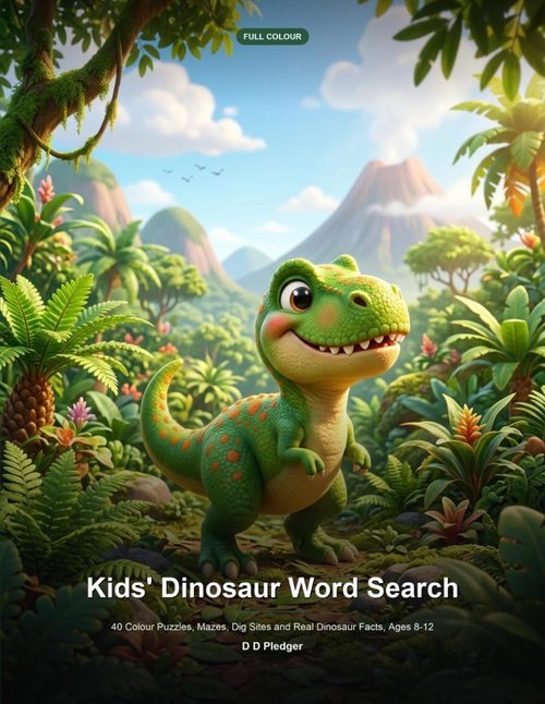 Cover of Kids' Dinosaur Word Search